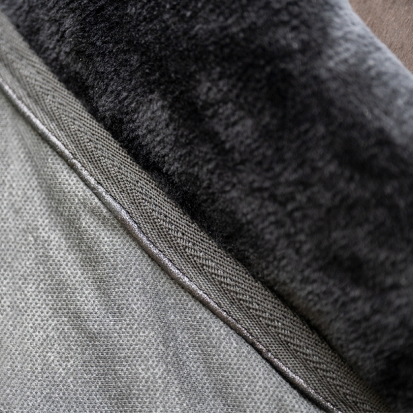 Derka polarowa Elegance grey/black Kavalkade