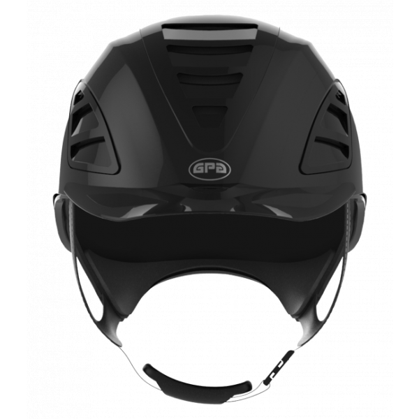 Kask jeździecki 4S Speed Air Hybrid GPA black shiny