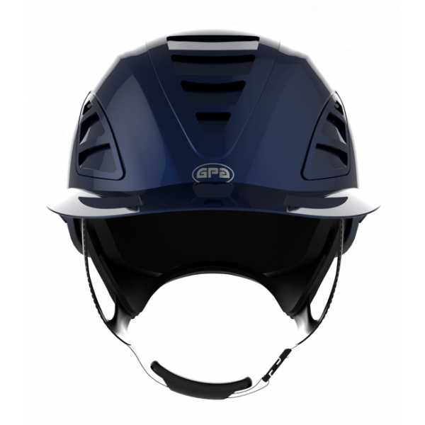 Kask jeździecki 4S First Lady Hybrid GPA dark blue glossy