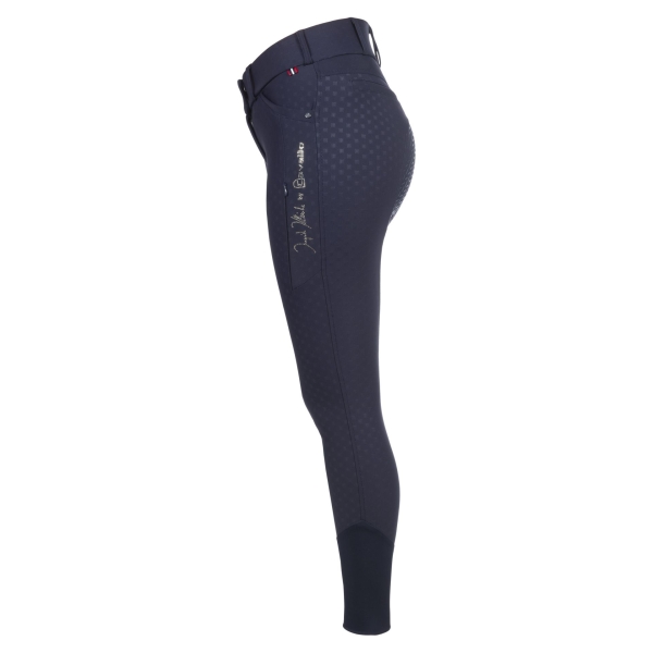 Bryczesy damskie CAVALKARA GRIP MOBILE navy CAVALLO