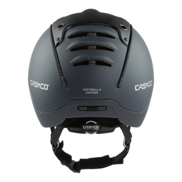 Kask jeździecki Casco Mistrall 2 grey-black structure