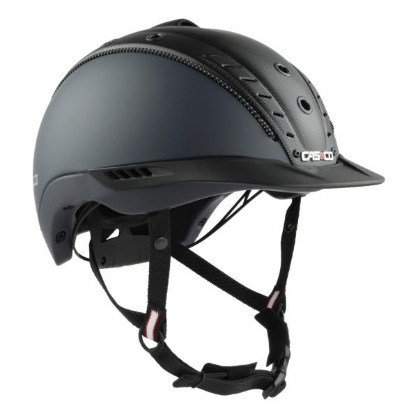 Kask jeździecki Casco Mistrall 2 grey-black structure