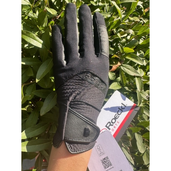 Rękawiczki jeździeckie MILLERO 01-310027 k9000 black Roeckl 24H!