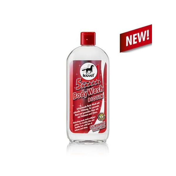 Szampon z biotyną 500ml  Body Wash 5* Leovet