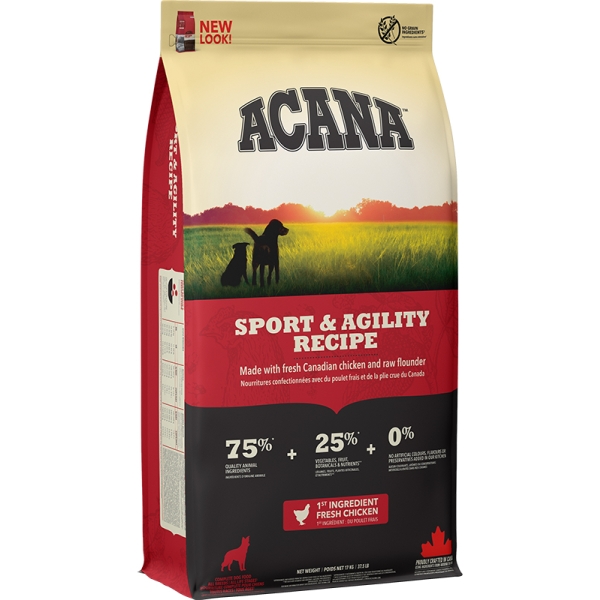 Karma dla psów aktywnych Sport & Agility, 17kg ACANA