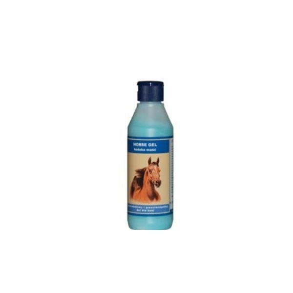 Horse Gel - Eclipse Blue, rozgrzewający żel dla koni do likwidacji obrzęków, 250ml