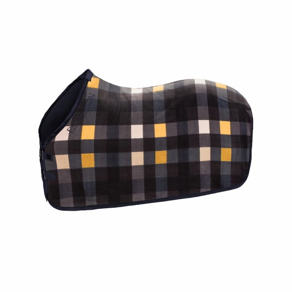 Derka polarowa Eskadron Fleece check dark navy-white-vintage gold, Kolekcja CLASSIC SPORTS jesień/zima 2021