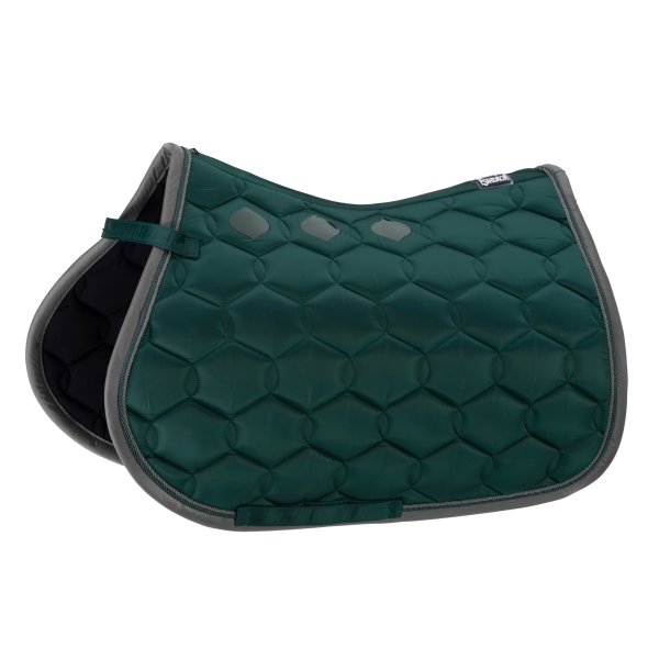 Czaprak Glossy Wave racinggreen/grey z ozdobnym sznureczkiem Eskadron, Kolekcja Core