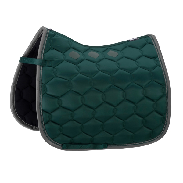 Czaprak Glossy Wave racinggreen/grey z ozdobnym sznureczkiem Eskadron, Kolekcja Core