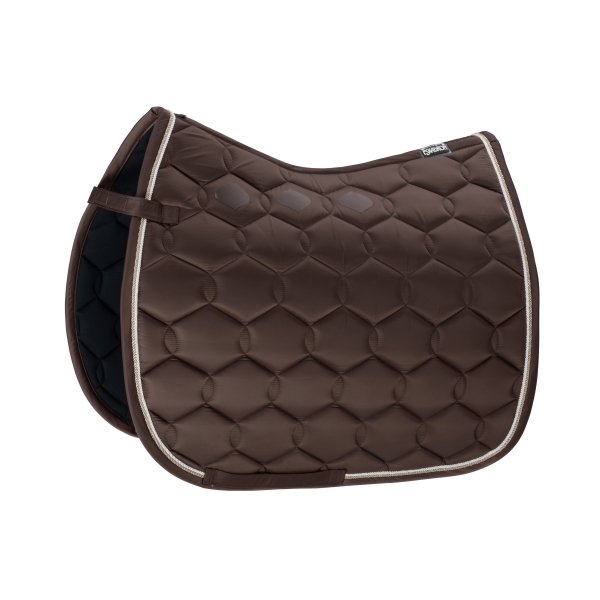 Czaprak Glossy Wave dark brown z ozdobnym sznureczkiem Eskadron, Kolekcja Core