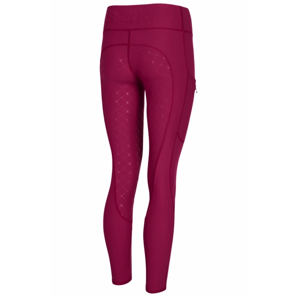 Eskadron legginsy jeździeckie damskie Pro Riding Tight berryfusion, Kolekcja REFLEXX FANATICS wiosna/lato 2023