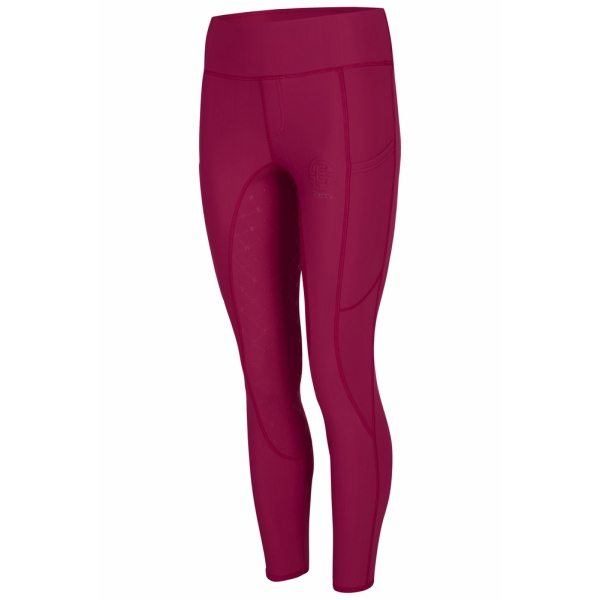 Legginsy jeździeckie damskie Pro Riding Tight berryfusion, Kolekcja REFLEXX FANATICS Eskadron 24H!