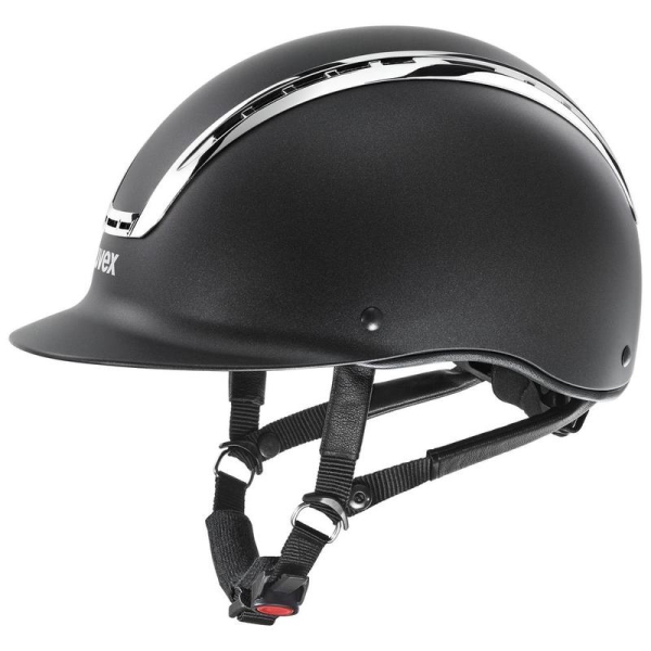 Kask jeździecki Uvex suxxeed chrome black-silver