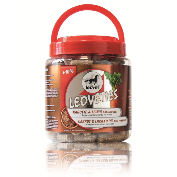 Smakołyki Carrot & Linseed Oil, 1,1kg Leoveties 24H!