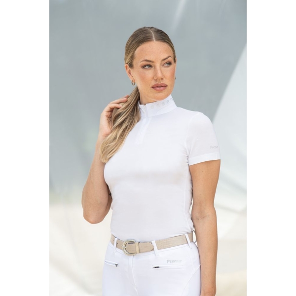 Koszulka konkursowa Icon white Pikeur