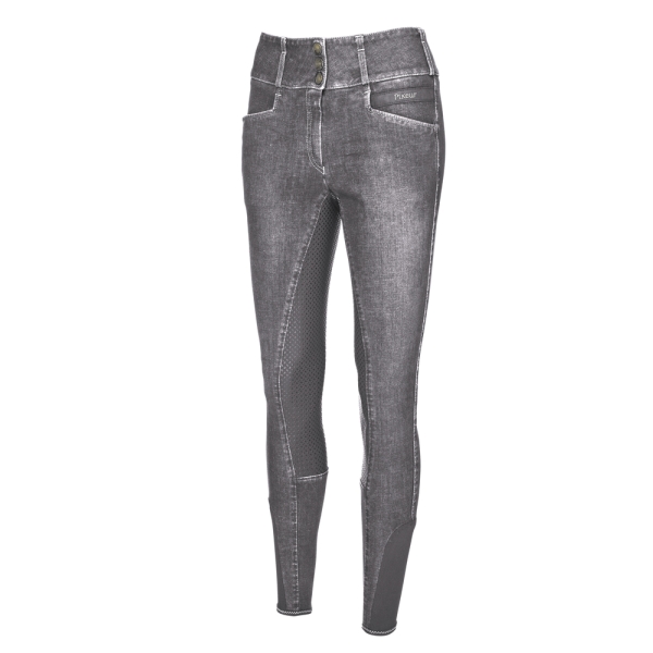 Bryczesy Pikeur Candela Jeans Grip light grey damskie, Kolekcja Standard