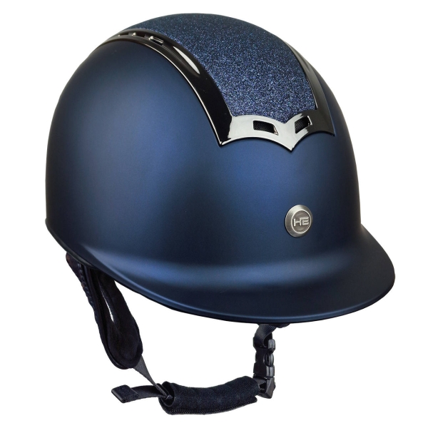 Kask Genius Glitter granatowy Horsenjoy