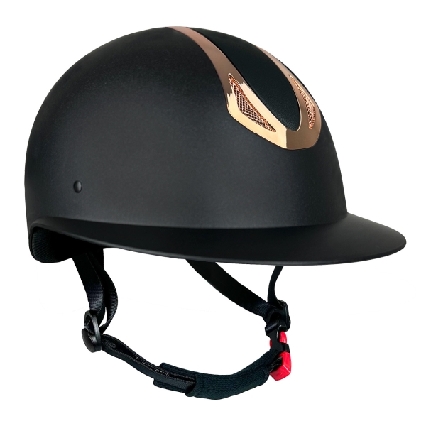 Kask jeździecki Amethyst Rose Gold York