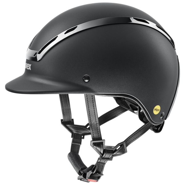 Kask jeździecki Exxeed Mips 3 czarny UVEX