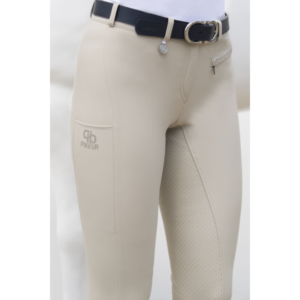 Bryczesy Pikeur Vally Grip pełny lej damskie vanilla cream, Kolekcja Standard